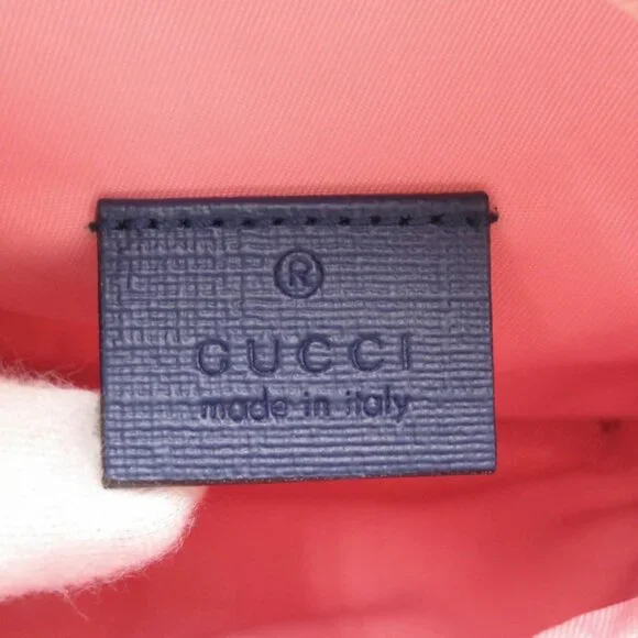 Gucci Children the Jetsons Waist Bag Leather Pink Blue Body Bag 1999 - Picture 5 of 7